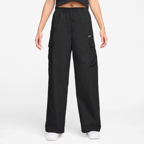 

Nike Womens Nike NSW Essential Woven Cargo Pants - Womens Black/White Size M