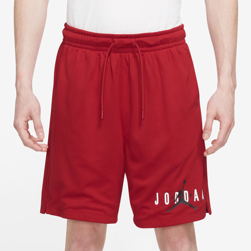 

Jordan Mens Jordan Essential Mesh GFX Shorts - Mens Red/Black Size S