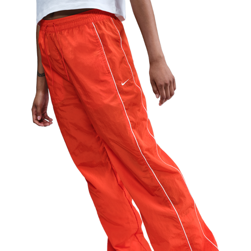 WOMENS - Nike Windrunner Woven HR OH Pants - Picante Red/Sail