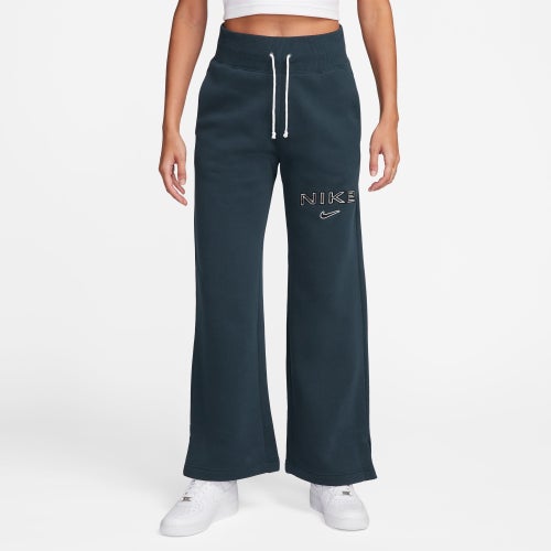 WOMENS - Nike NSW Phoenix Fleece HR Logo Pants - Armory Navy