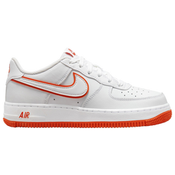 Boys' Grade School - Nike Air Force 1 Low - Picante Red/White/White