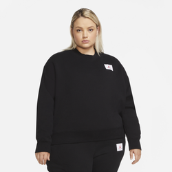 Women's - Jordan Plus Flight Fleece Crew - Black/Black