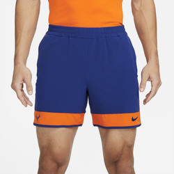 Men's - Nike Rafa Dri-FIT Adventure 7 in Tennis Short - Deep Royal Blue/Magma Orange