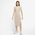 Nike NSW Essential Midi Dress - Women's Beige/White