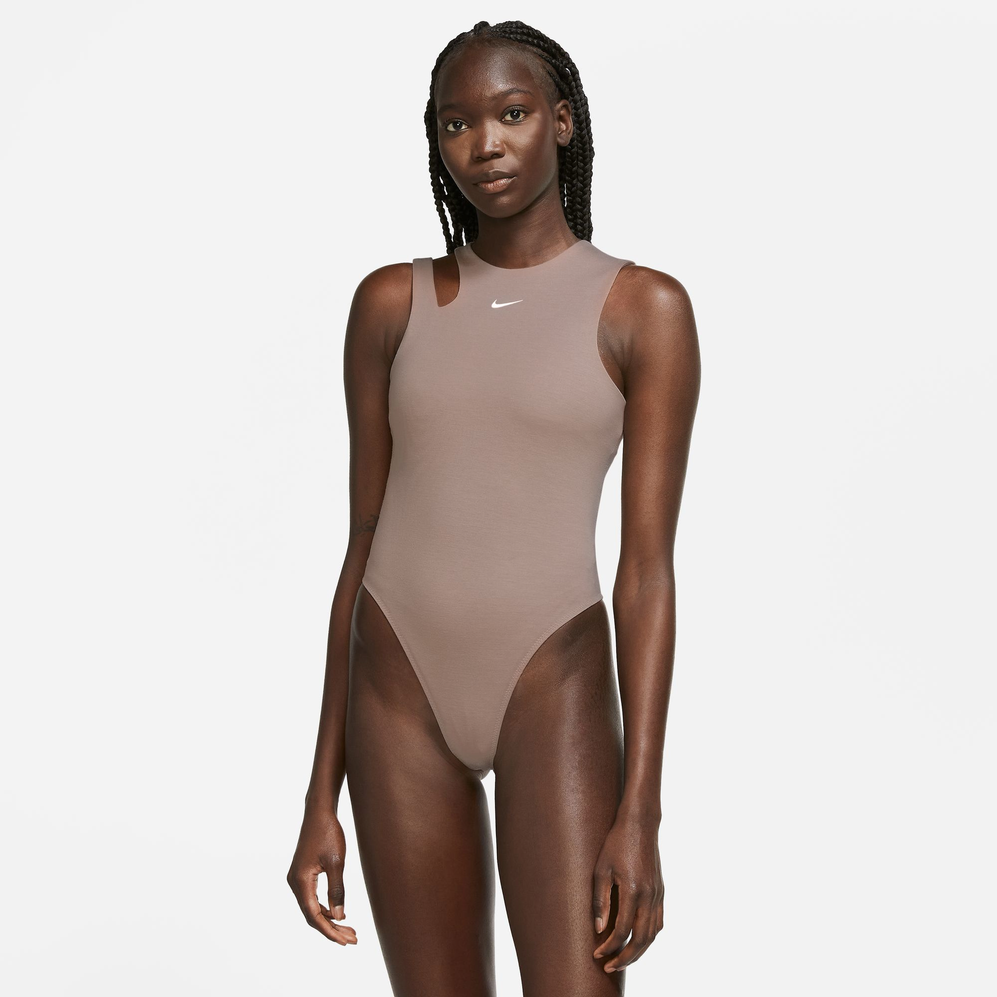 Standard Brown Lifestyle Bodysuits. Nike LU