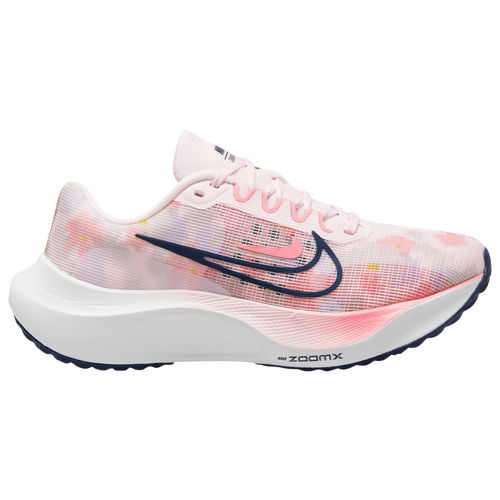 

Nike Womens Nike Zoom Fly 5 PRM - Womens Running Shoes Pink/Mid Navy/Coral Size 9.0