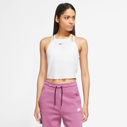 Women's - Nike NSW Essential Rib Cami Tank - White/Black