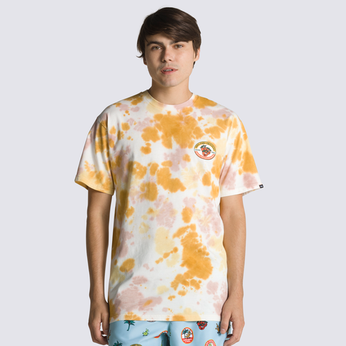 

Vans Mens Vans Have a Peel Dye Short Sleeve T-Shirt - Mens Yellow/White Size XXL