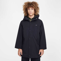 Boys' Grade School - Nike NSW City Life TF Parka - Black/Black/White