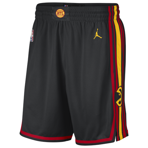 

Jordan Mens Jordan NBA Statement Shorts - Mens Yellow/Black/Red Size XXL