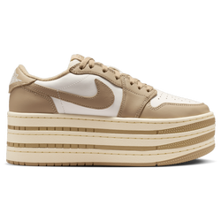 Women's - Jordan Air Jordan 1 Triple Stack - Khaki/Khaki/Sail
