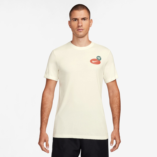 

Nike Mens Nike Dri-FIT 3MO GFX T-Shirt - Mens Sail/Orange Size XL