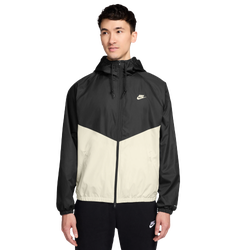 Men's - Nike NSW Windrunner Jacket - Black/Sail/Sail