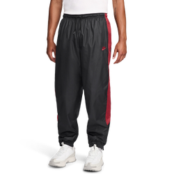 Men's - Nike NSW Windrunner Pants - Black/Team Crimson