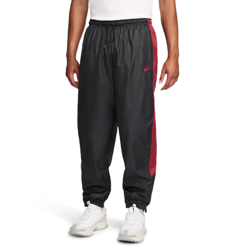Nike NSW Windrunner Pants - Nike Black/Team Crimson
