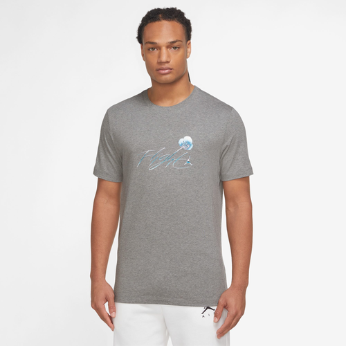 

Jordan Mens Jordan Brand Short Sleeve Crew - Mens Carbon Heather Size M