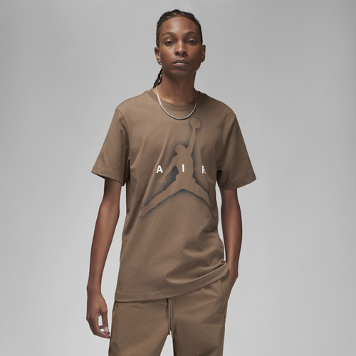 

Nike Mens Nike Essential Graphics Short Sleeve Crew - Mens Tan/Tan Size L