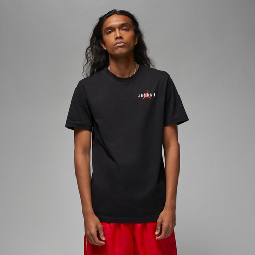 

Jordan Mens Jordan Essential Crew - Mens Black/Red Size L