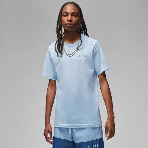 

Jordan Mens Jordan Essential Crew - Mens Ice Blue/Sail Size L