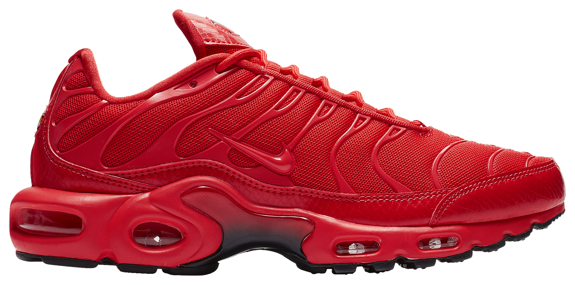 crimson red air max plus