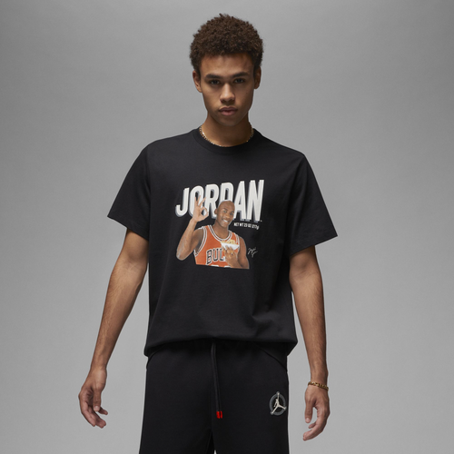 

Jordan Mens Jordan Flight MVP Photo Crew - Mens Black/Grey Size S