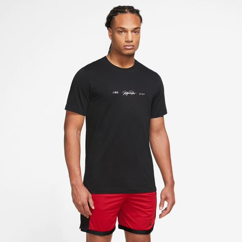 Jordan Mens  Sport T-shirt In Black/black