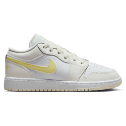 Girls' Grade School - Jordan Air Jordan 1 Low Fund - Sail/Light Laser/White