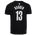 Nike NBA Name & Number T-Shirt - Men's Black/White