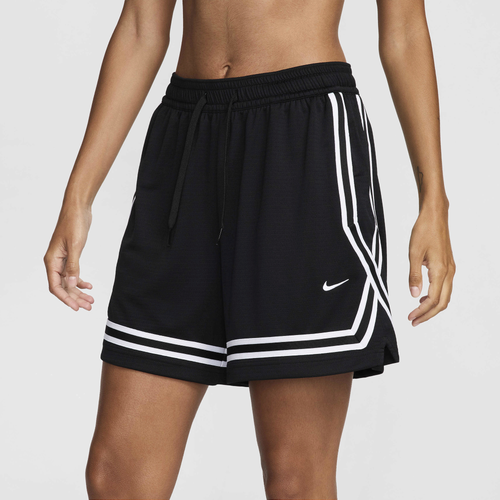 

Nike Womens Nike Dri-FIT Crossover 5" Shorts - Womens White/Black Size S