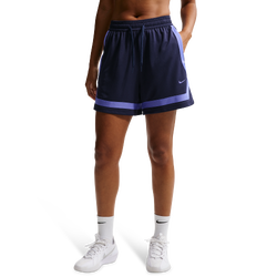 Women's - Nike Dri-FIT Crossover 5" Shorts - Midnight Navy/Sapphire/Sapphire