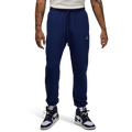 Jordan Dri-FIT Sport Crossover Fleece Pants - Jordan Midnight Navy/White