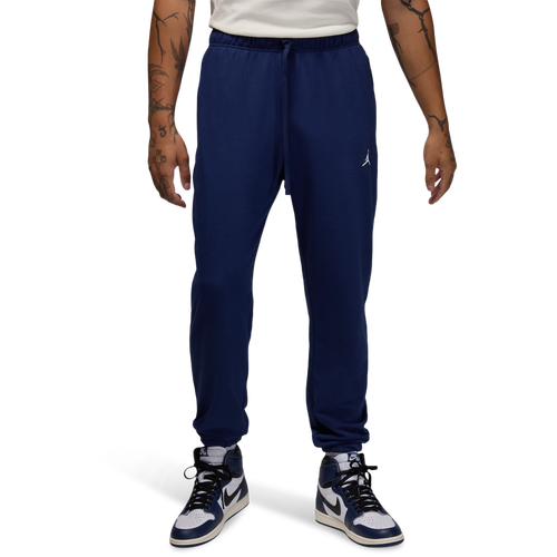 Jordan Dri-FIT Sport Crossover Fleece Pants - Jordan Midnight Navy/White