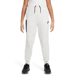 Girls' Grade School - Nike Tech Fleece Joggers - Light Grey/Heather/Black