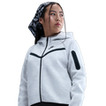 Nike Tech Fleece Full-Zip Hoodie - Nike Light Grey/Black Heather