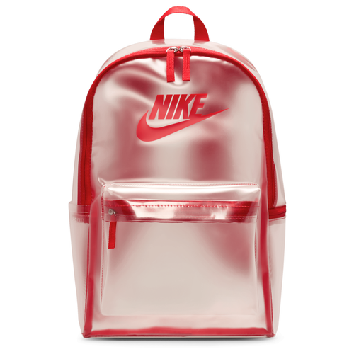  - Nike Heritage Crystal Backpack - Clear/University Red