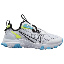 Boys' Grade School - Nike React Vision - White/Blue/Black