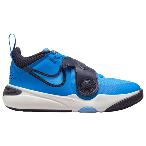 

Boys Preschool Nike Nike Team Hustle D 11 Lil - Boys' Preschool Basketball Shoe Light Photo Blue/University Blue/Summit White Size 03.0