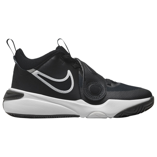 

Nike Boys Nike Team Hustle D 11 - Boys' Grade School Basketball Shoes White/Black/Black Size 7.0