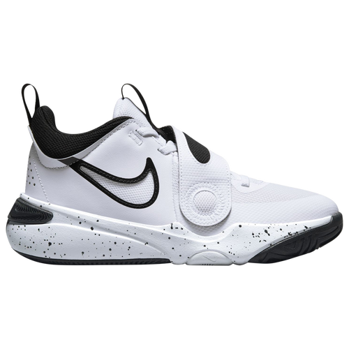 Shop Nike Boys  Team Hustle D 11 In White/black/white