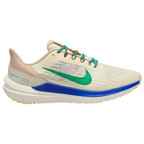 

Nike Mens Nike Air Winflo 9 Premium - Mens Running Shoes Coconut Milk/Green Size 10.0