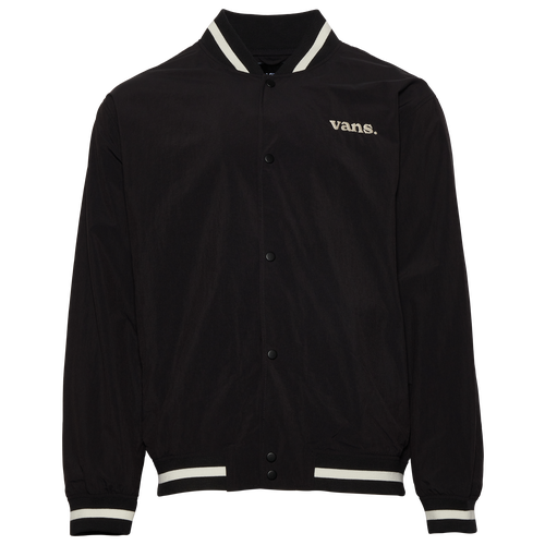 

Vans Mens Vans Moore Varsity Jacket - Mens Black/White Size XL