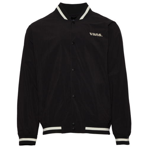 

Vans Mens Vans Moore Varsity Jacket - Mens Black/White Size L