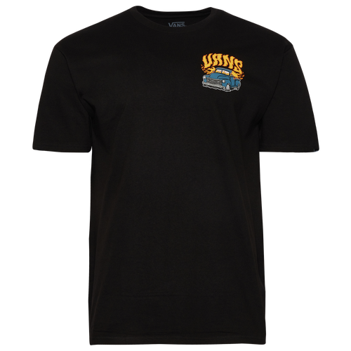 

Vans Mens Vans Running On Empty Short Sleeve T-Shirt - Mens Black/Yellow Size XXL