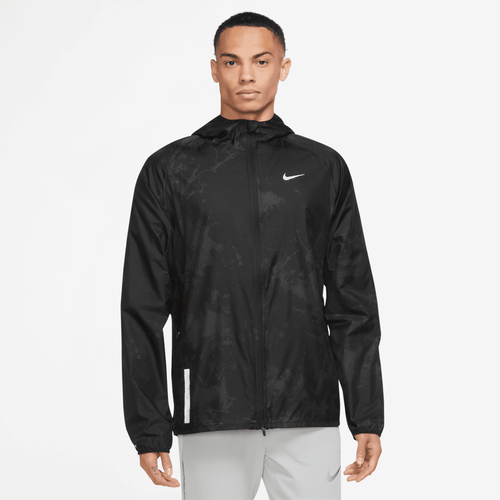 

Nike Mens Nike RPL Run DVN Jacket - Mens Reflective Silver/Black Size M