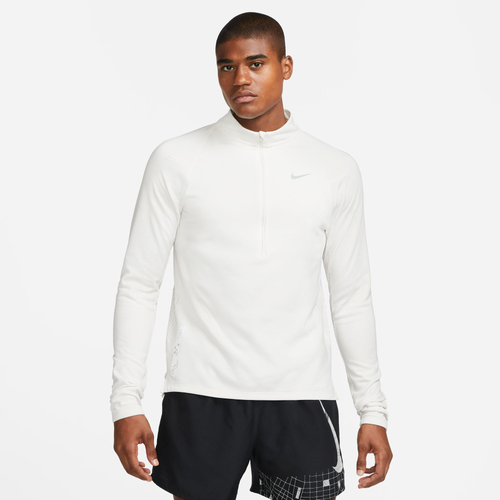 

Nike Mens Nike TF Element Top Half-Zip - Mens Reflective Silver/Phantom Size S