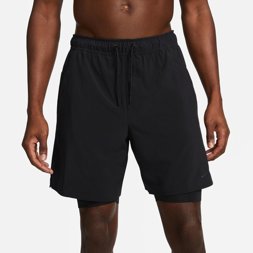 Shop Nike Mens  Dri-fit Unlimited Woven 7 Inch Shorts In Black/black