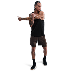 Men's - Nike Dri-Fit Unlimited Woven 7 Inch Shorts - Baroque Brown/Baroque Brown/Black