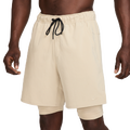 Nike Dri-FIT Unlimited Woven 7 Inch Shorts - Nike Desert Khaki/Black