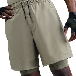Men's - Nike Dri-Fit Unlimited Woven 7 Inch Shorts - Light Army/Black/Light Army