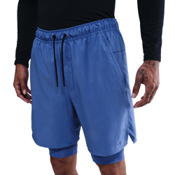 Men's - Nike Dri-Fit Unlimited Woven 7 Inch Shorts - Comet Blue/Comet Blue/Black